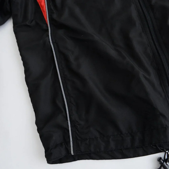 Vintage Kobe Sportswear Black &  Red Sarnia Rapids Zip Up Windbreaker Jacket S - Picture 8 of 12